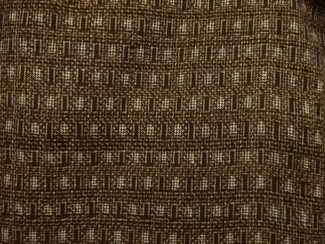 JAPANESE KIMONO / ANTIQUE HAORI / SILK / DORO OSHIMA TSUMUGI / WOVEN SQUARE